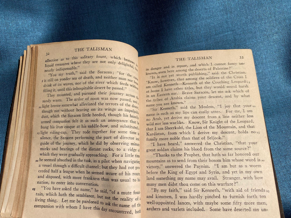1925: The Talisman, a Romance by Sir Walter Scott, Bart., edited by Rederick Treudley, A. B.