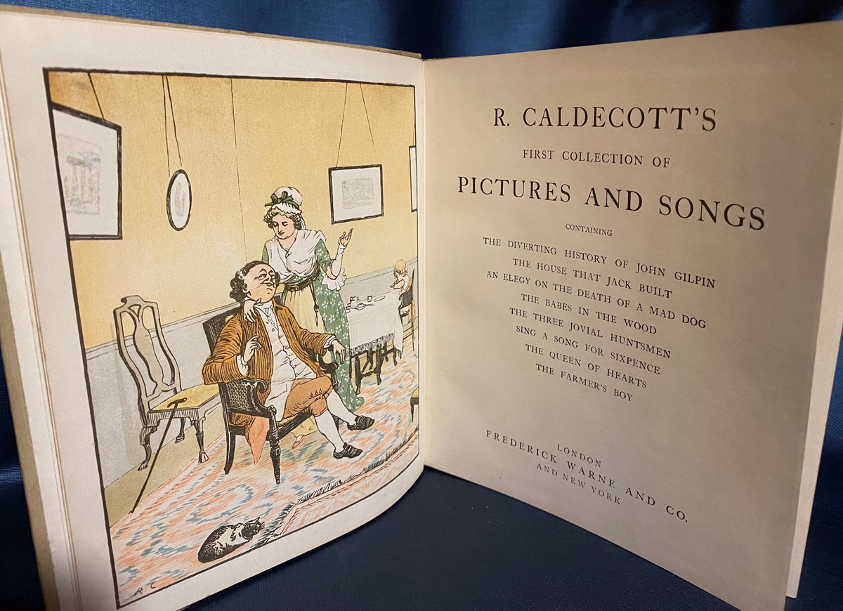 1890 RARE: R. Caldecott's First Collection of Pictures &amp; Songs