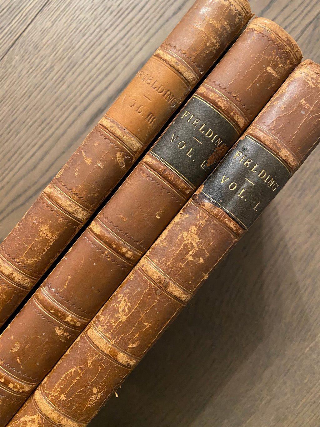 1880s: The Complete Works of Henry Fielding, in 3 volumes, with Thomas Roscoe and George Cruikshank