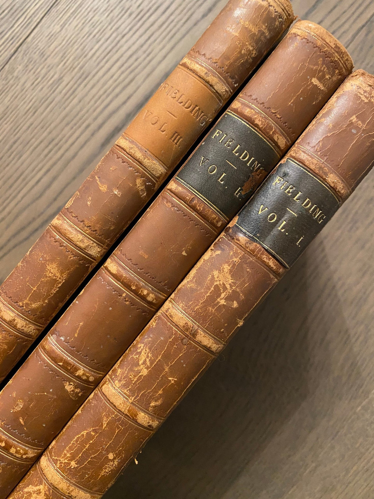 1880s: The Complete Works of Henry Fielding, in 3 volumes, with Thomas Roscoe and George Cruikshank