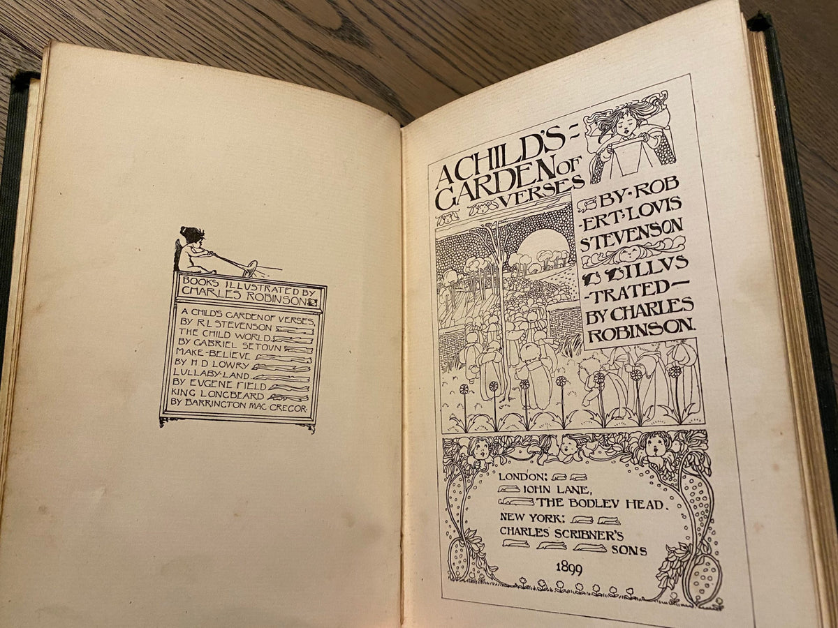 1899: A Child's Garden of Verses, by R. L. Stevenson