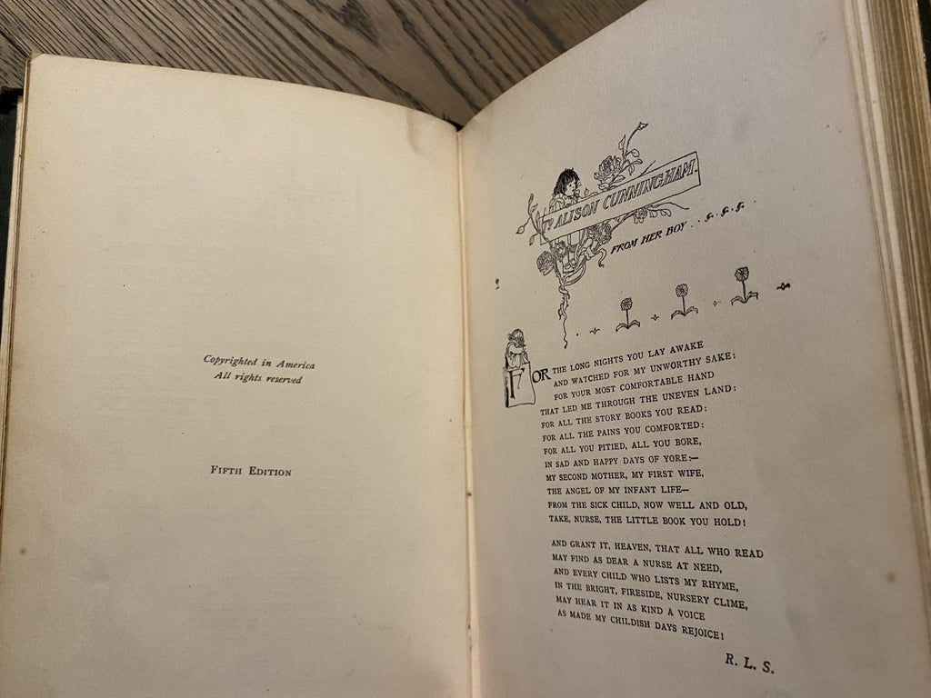 1899: A Child's Garden of Verses, by R. L. Stevenson