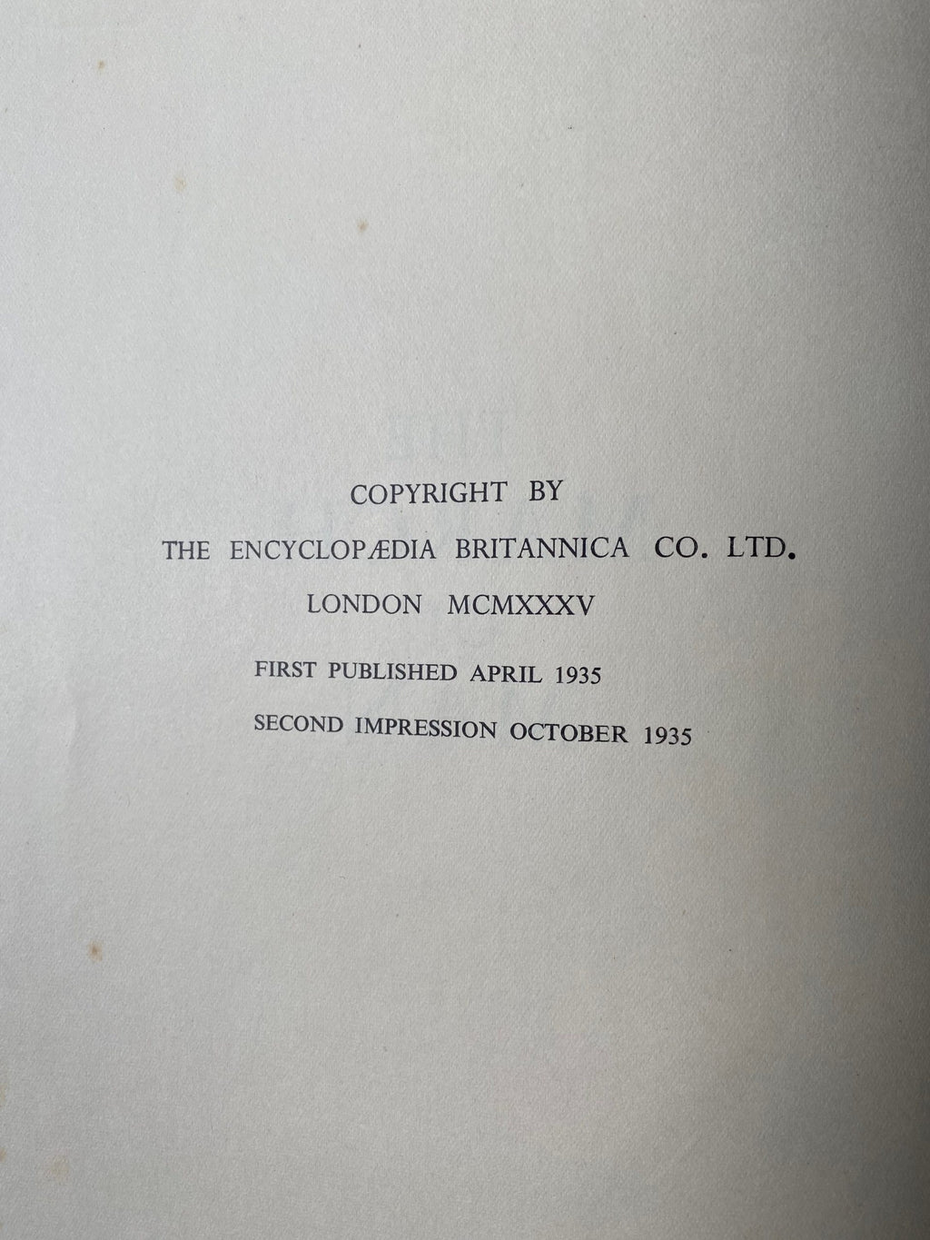 1935 The March of Man: A Chronological Record of Peoples and Events From Prehistoric Times to The Present Day, by Lawren