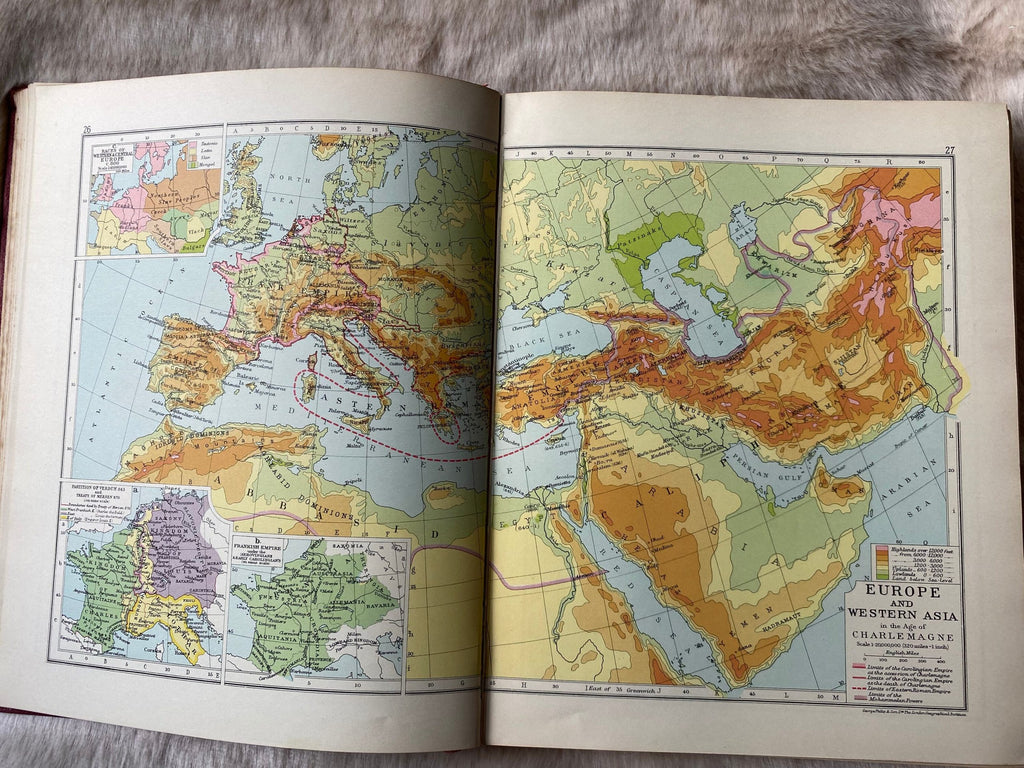 1935 The March of Man: A Chronological Record of Peoples and Events From Prehistoric Times to The Present Day, by Lawren