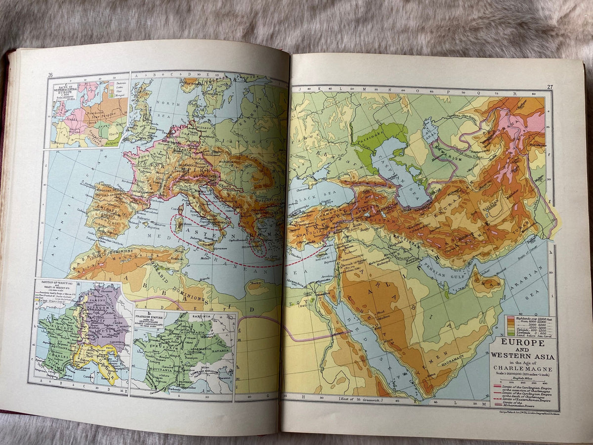 1935 The March of Man: A Chronological Record of Peoples and Events From Prehistoric Times to The Present Day, by Lawren