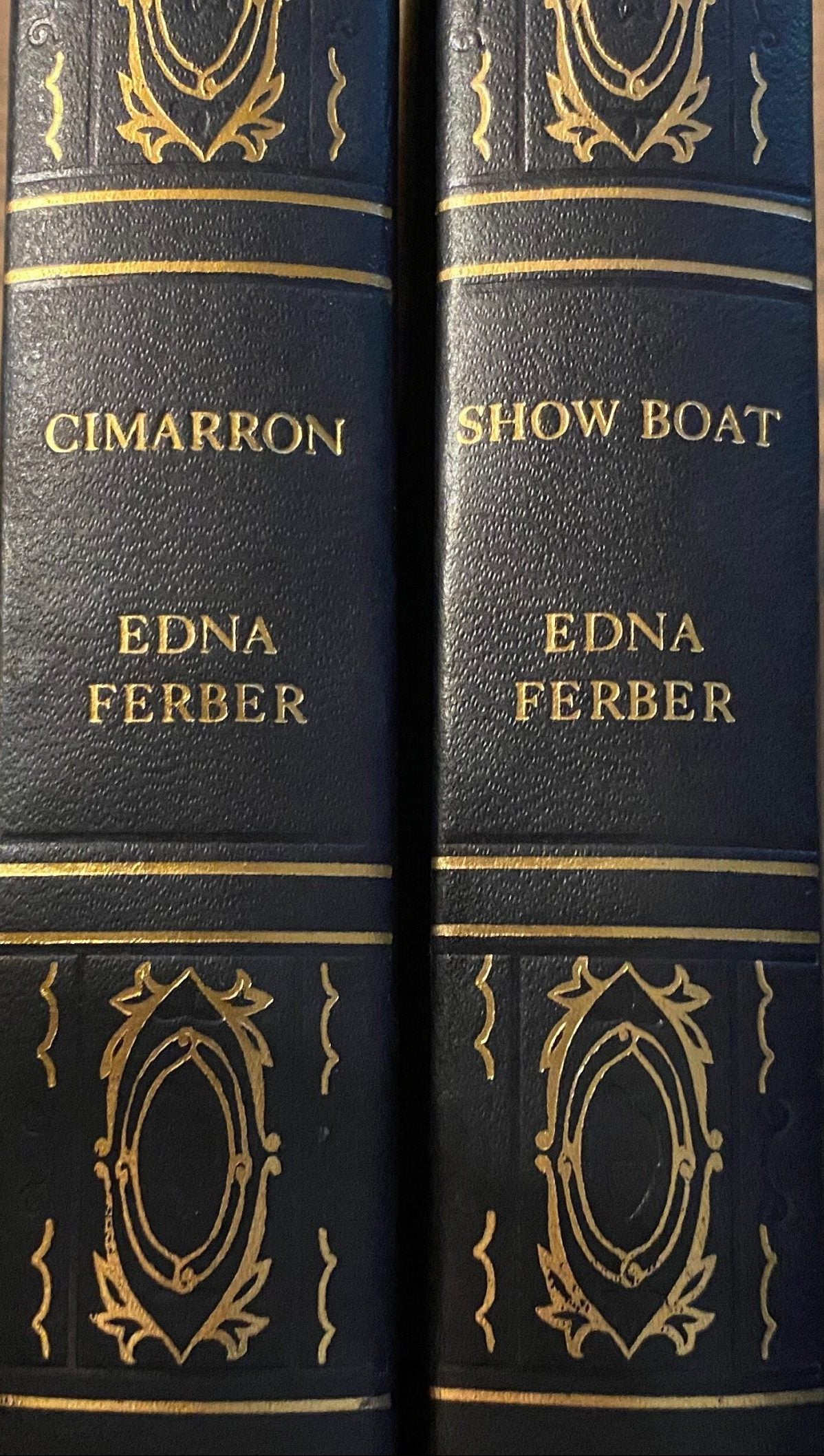 Set of 2: Show Boat, and Cimarron, by Edna Ferber International Collectors Library