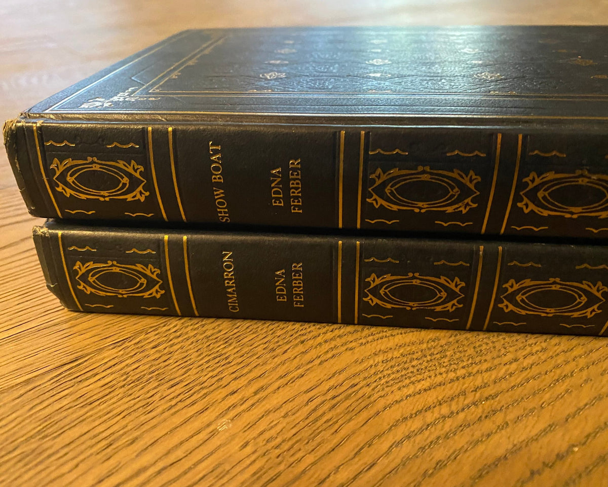 Set of 2: Show Boat, and Cimarron, by Edna Ferber International Collectors Library