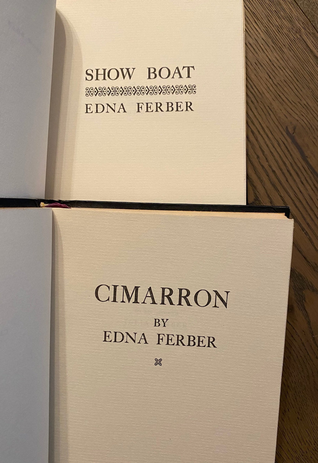 Set of 2: Show Boat, and Cimarron, by Edna Ferber International Collectors Library