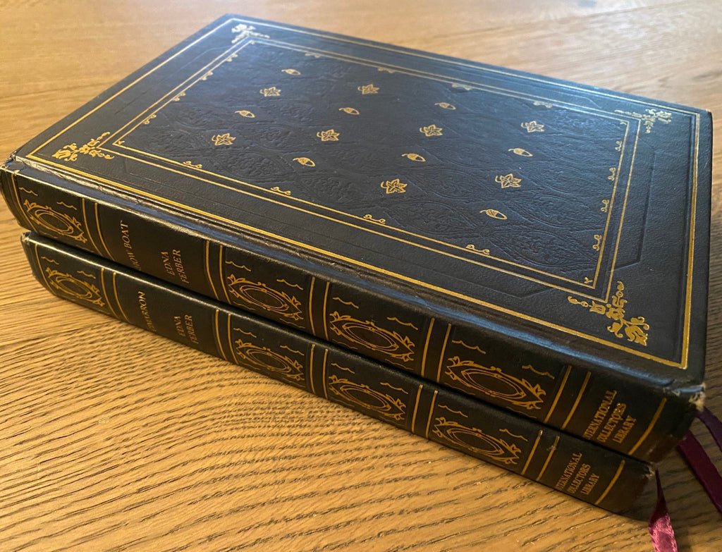 Set of 2: Show Boat, and Cimarron, by Edna Ferber International Collectors Library