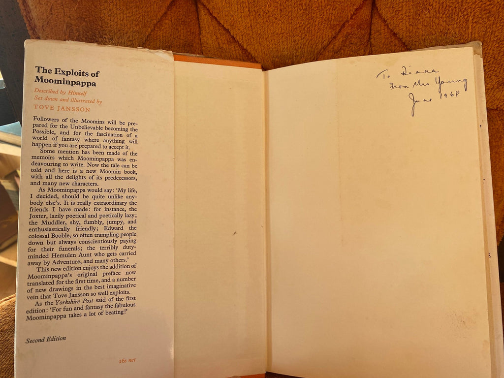 1966 Second Edition: The Exploits of Moominpappa, by Tove Jansson