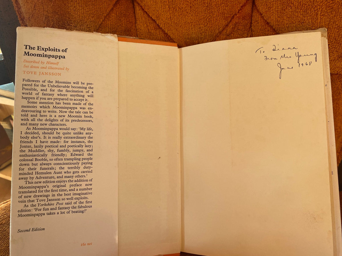 1966 Second Edition: The Exploits of Moominpappa, by Tove Jansson