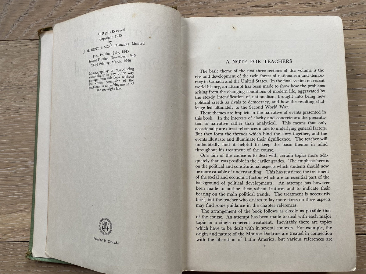 1945: North America and The Modern World, by Edgar McInnis