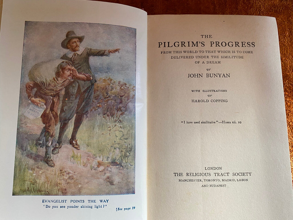 The Pilgrim's Progress: From this World to That Which is to Come Delivered Under the Similitude of a Dream, by John Buny