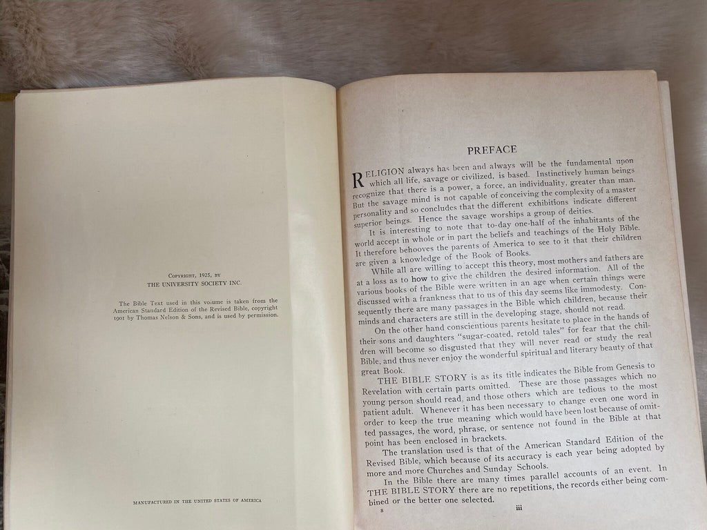 1925: The Bible Story, from the American Standard Edition of the Revised Bible, ed. by Jennie Ellis Burdick