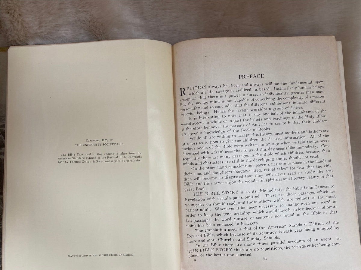 1925: The Bible Story, from the American Standard Edition of the Revised Bible, ed. by Jennie Ellis Burdick