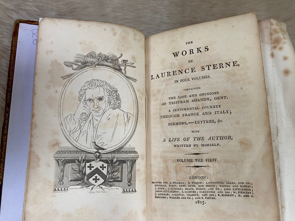 1815 First Edition: Laurence's Sterne's Works, volume I