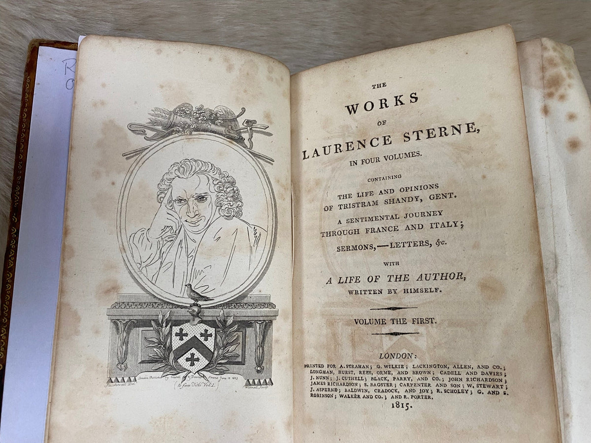 1815 First Edition: Laurence's Sterne's Works, volume I