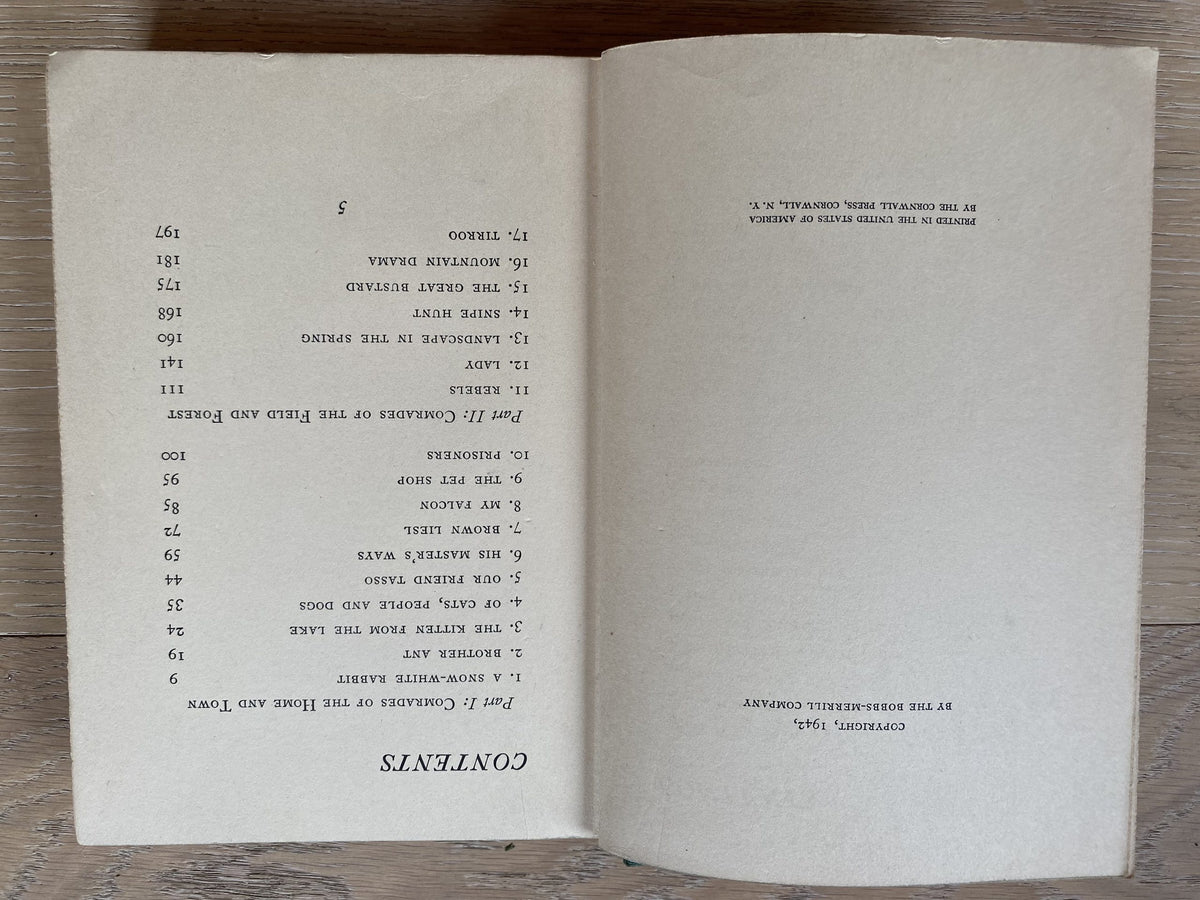 1942: Good Comrades by Felix Salten, translated by Paul R. Milton