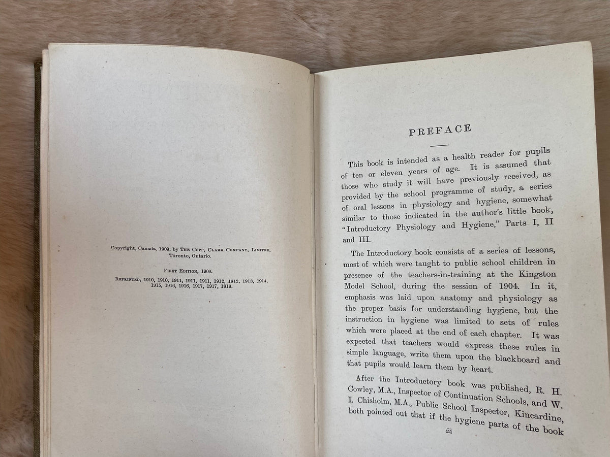 1919: Hygiene for Young People, a Reader for Pupils in Form III on the Public Schools, by A. P. Knight