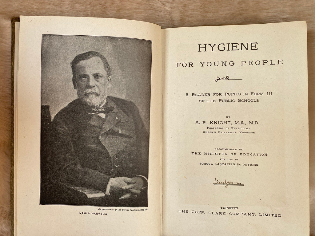 1919: Hygiene for Young People, a Reader for Pupils in Form III on the Public Schools, by A. P. Knight