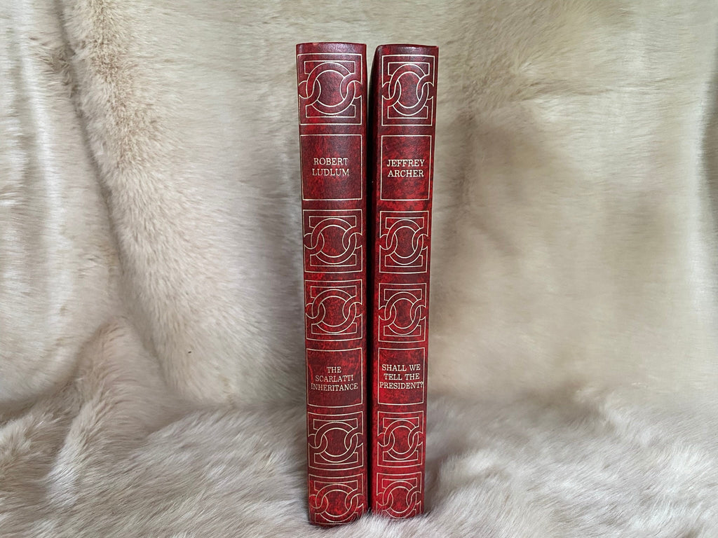 1981 Set of 2: The Scarlatti Inheritance by Robert Ludlum and Shall We Tell The President? by Jeffrey Archer