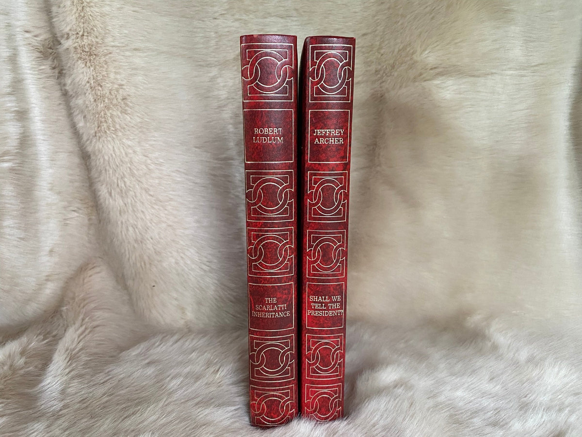 1981 Set of 2: The Scarlatti Inheritance by Robert Ludlum and Shall We Tell The President? by Jeffrey Archer