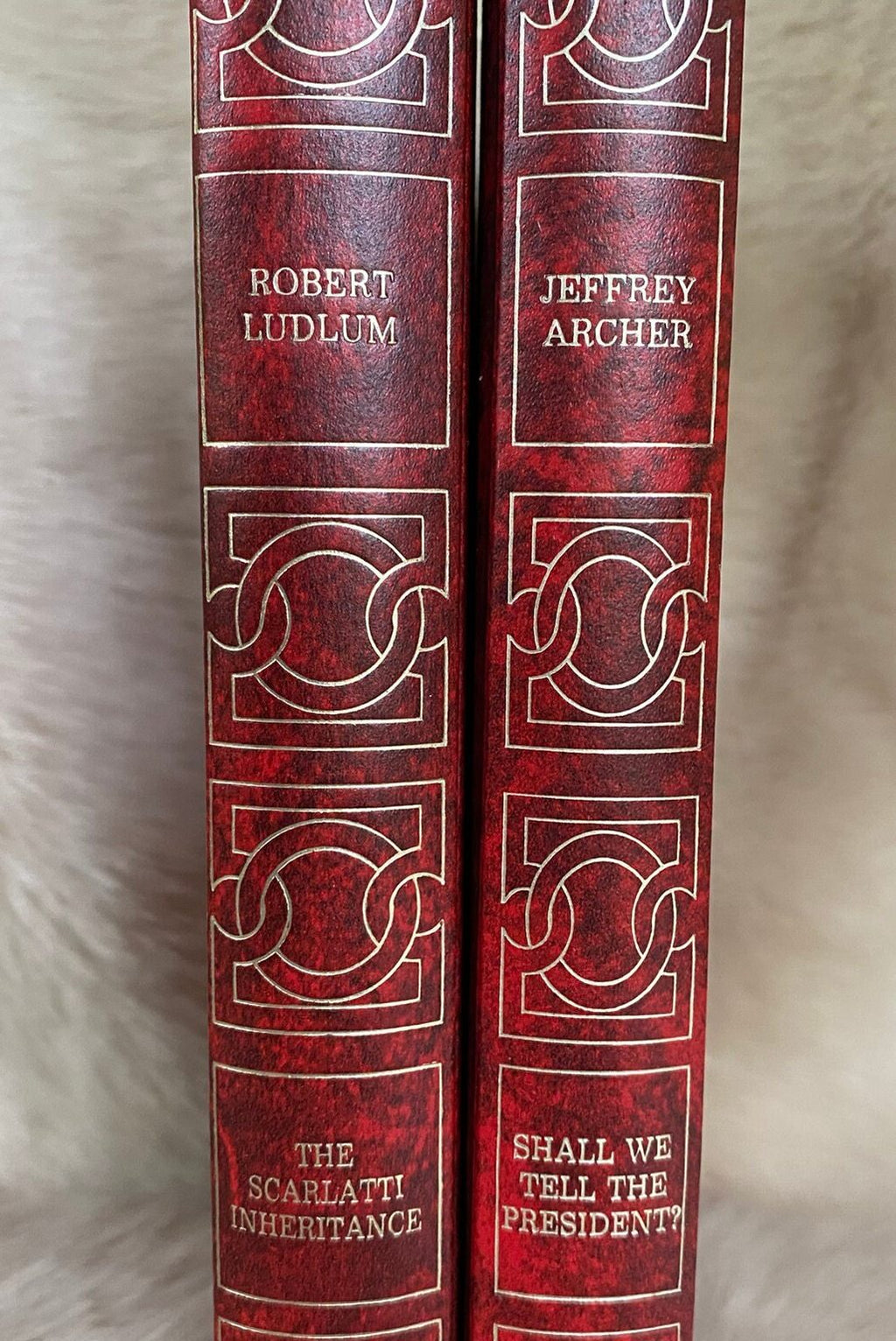 1981 Set of 2: The Scarlatti Inheritance by Robert Ludlum and Shall We Tell The President? by Jeffrey Archer