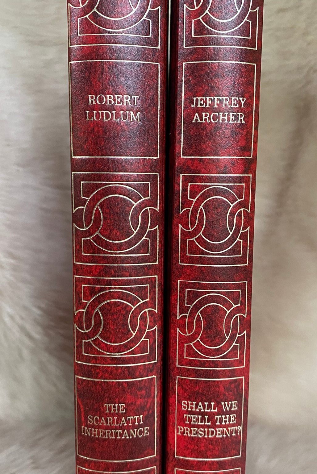 1981 Set of 2: The Scarlatti Inheritance by Robert Ludlum and Shall We Tell The President? by Jeffrey Archer