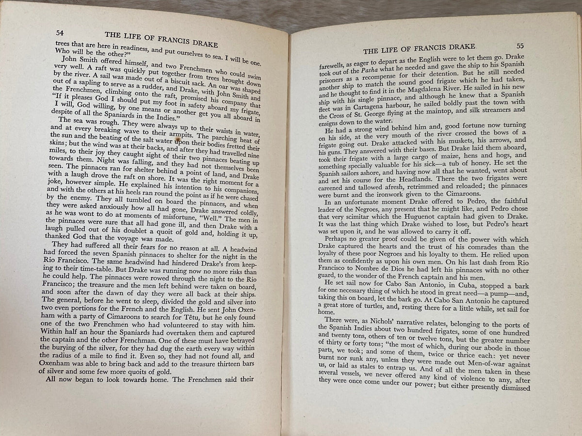 1942 First Edition: The Life of Francis Drake, by A. E. W. Mason