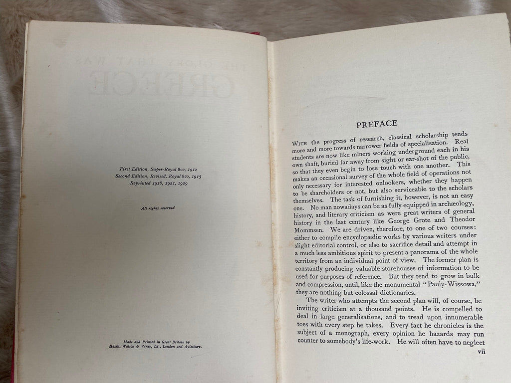 1929: The Glory That Was Greece A Survey of Hellenic Culture and Civilisation, by J.C. Stobart