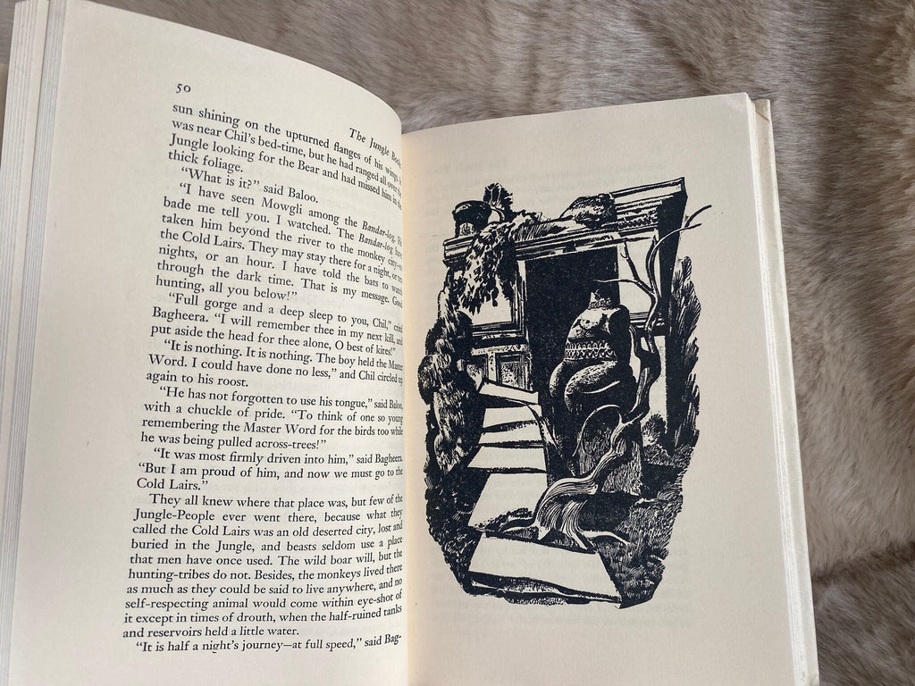 1948: The Jungle Books, by Rudyard Kipling, vol. I, Illustrated by Aldren Watson