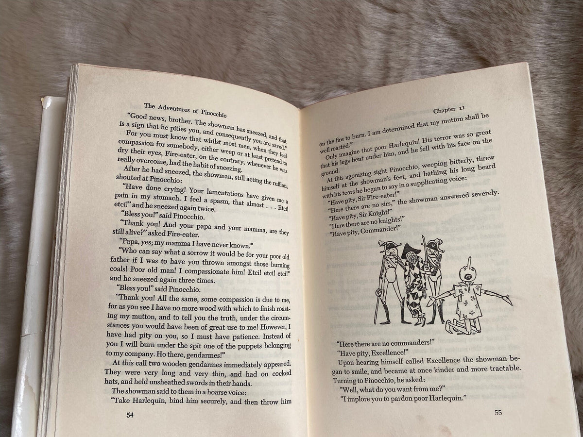 1955: The Adventures of Pinocchio, by Carlo Collodi, illustrated by Roberta MacDonald