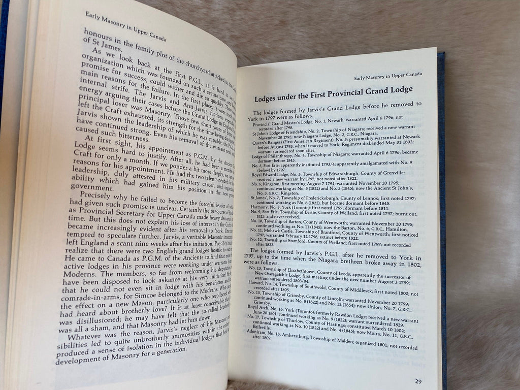1980: Whence Come We? Freemasonry in Ontario 1764-1980, ed. by The Special Committee on the History, Wallace McLeod