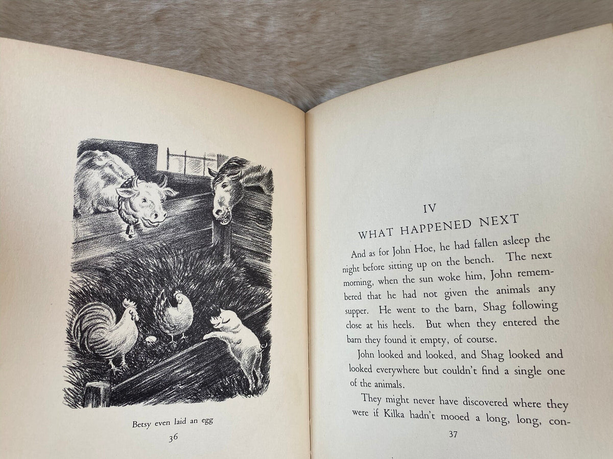 1938: John Hoe or "A Penny Saved", Story and Drawings by Eleanore Barte