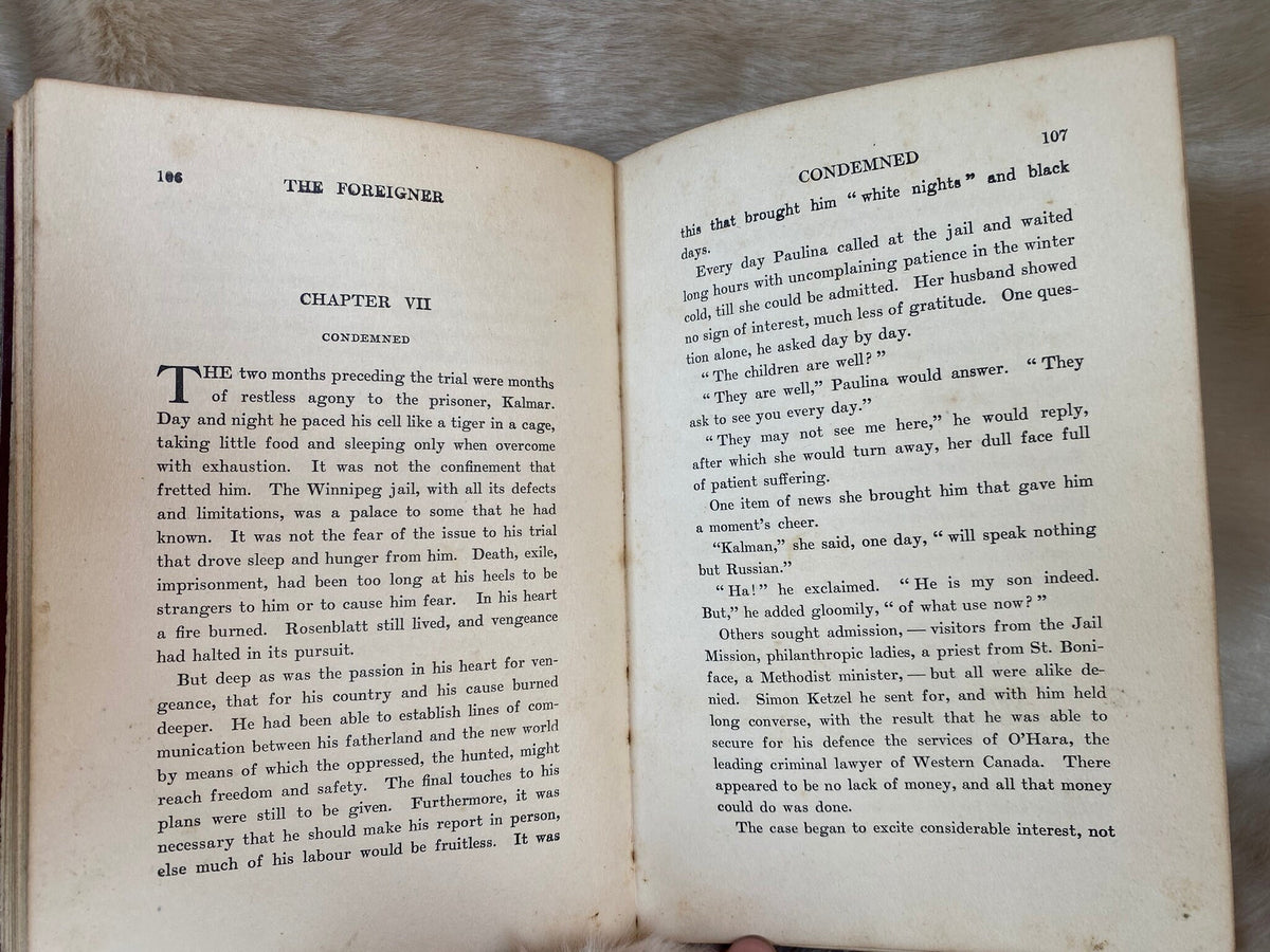 1909: The Foreigner, A Tale of Saskatchewan, by Ralph Connor