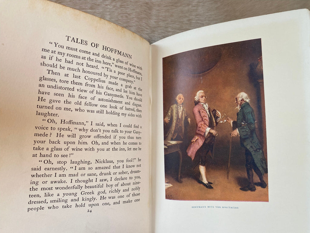 1913: Tales of Hoffman Retold From Offenbach's Opera by Cyril Falls &amp; Illustrated by A. Brantingham Simpson