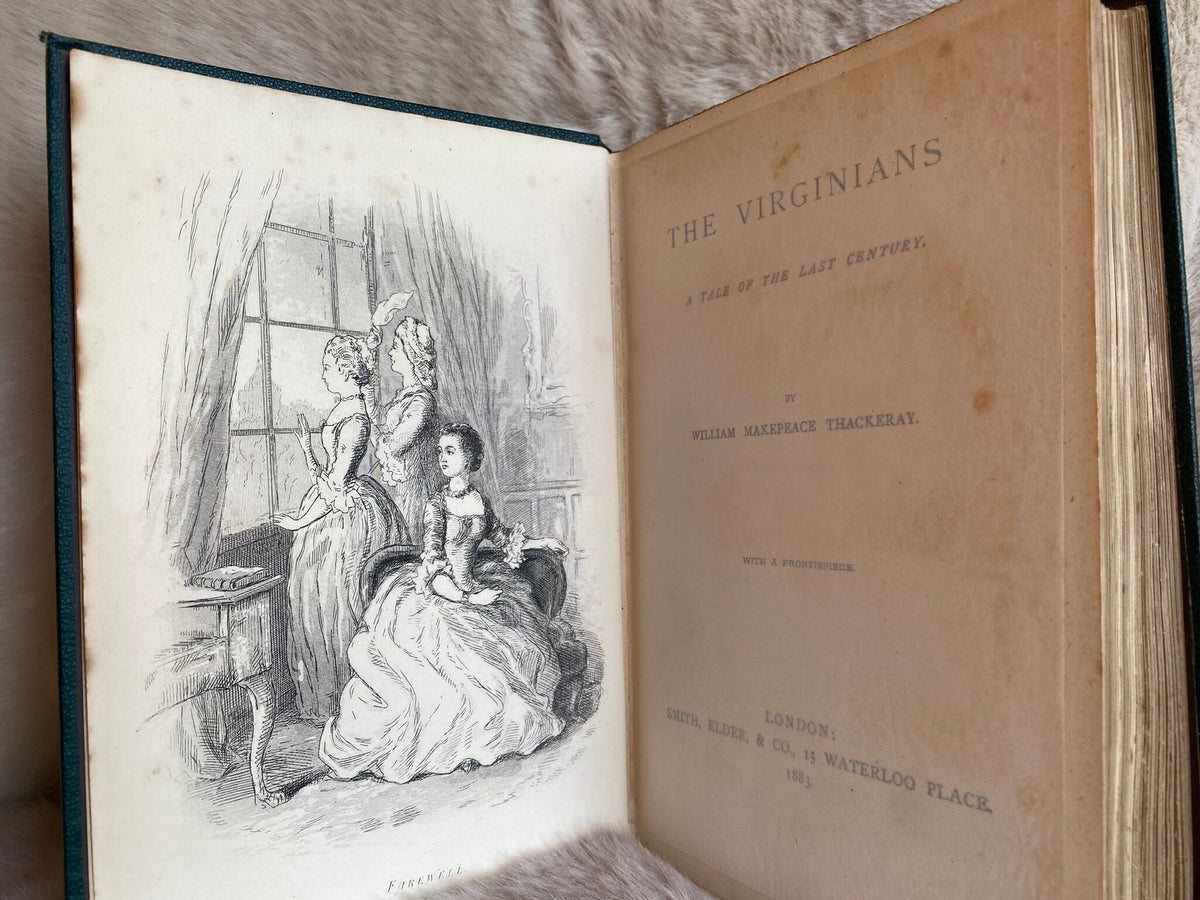 1883: The Virginians, by William Makepeace Thackeray, volume V of 12 volumes of The Works