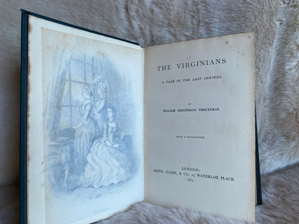 1883: The Virginians, by William Makepeace Thackeray, volume V of 12 volumes of The Works