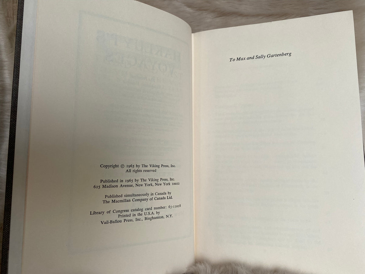 1965: Hakluyt's Voyages, by Richard Hakluyt, ed. by Irwin R. Blacker