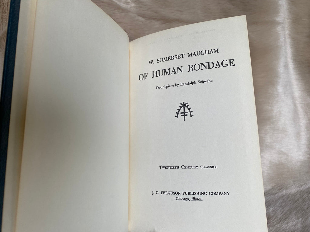 Of Human Bondage, by W. Somerset Maugham, Twentieth Century Classics Collectible Edition