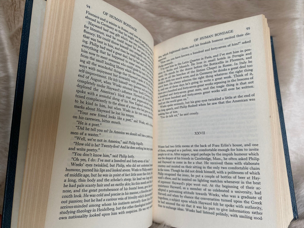 Of Human Bondage, by W. Somerset Maugham, Twentieth Century Classics Collectible Edition