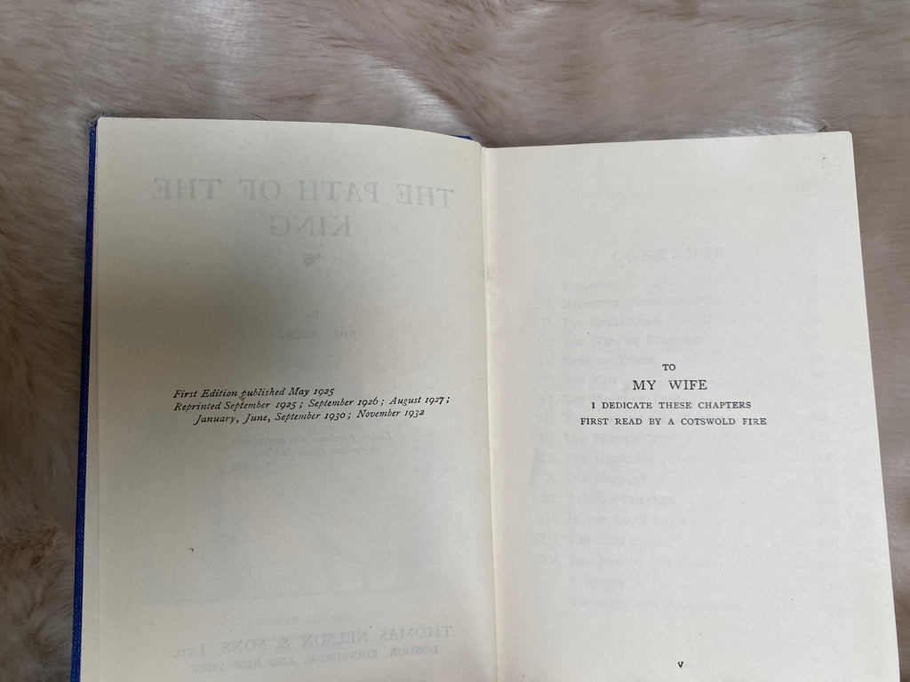 1932: The Path of the King, by John Buchan