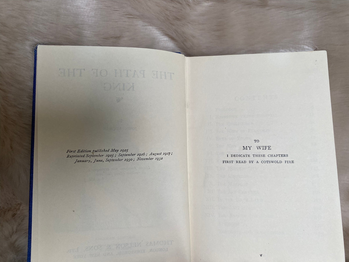 1932: The Path of the King, by John Buchan