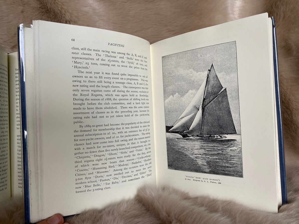 1985 vol. I, II: Yachting, by Sir Edward Sullivan The Badminton Library, His Grace the 8th Duke of Beauford