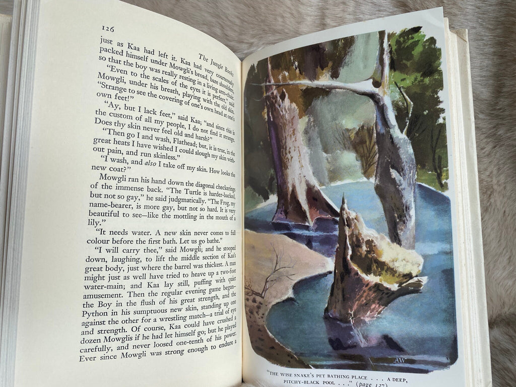 1948: The Jungle Books, by Rudyard Kipling, vol. I, Illustrated by Aldren Watson