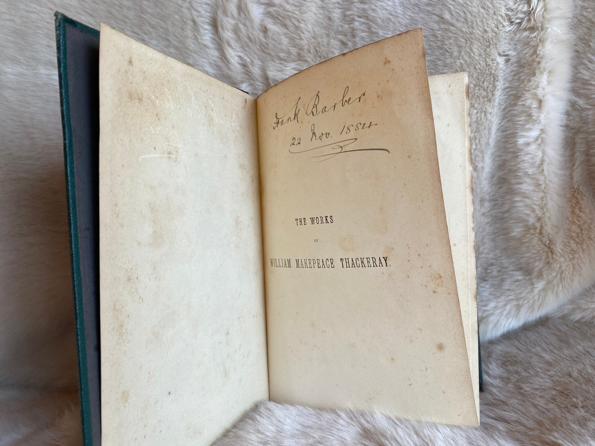 1883: The Virginians, by William Makepeace Thackeray, volume V of 12 volumes of The Works