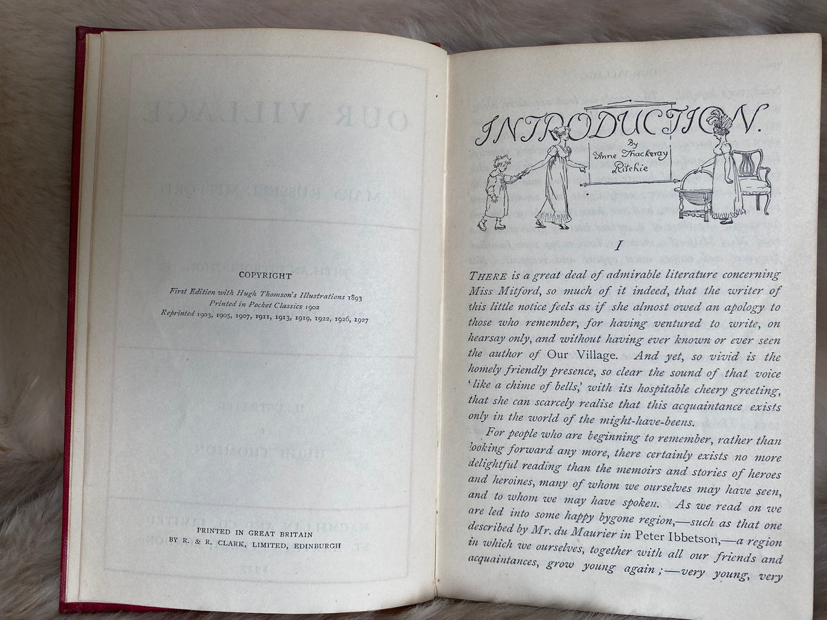1927: Our Village, by Mary Russell Mitford, with intro by Anne Thackeray Ritchie
