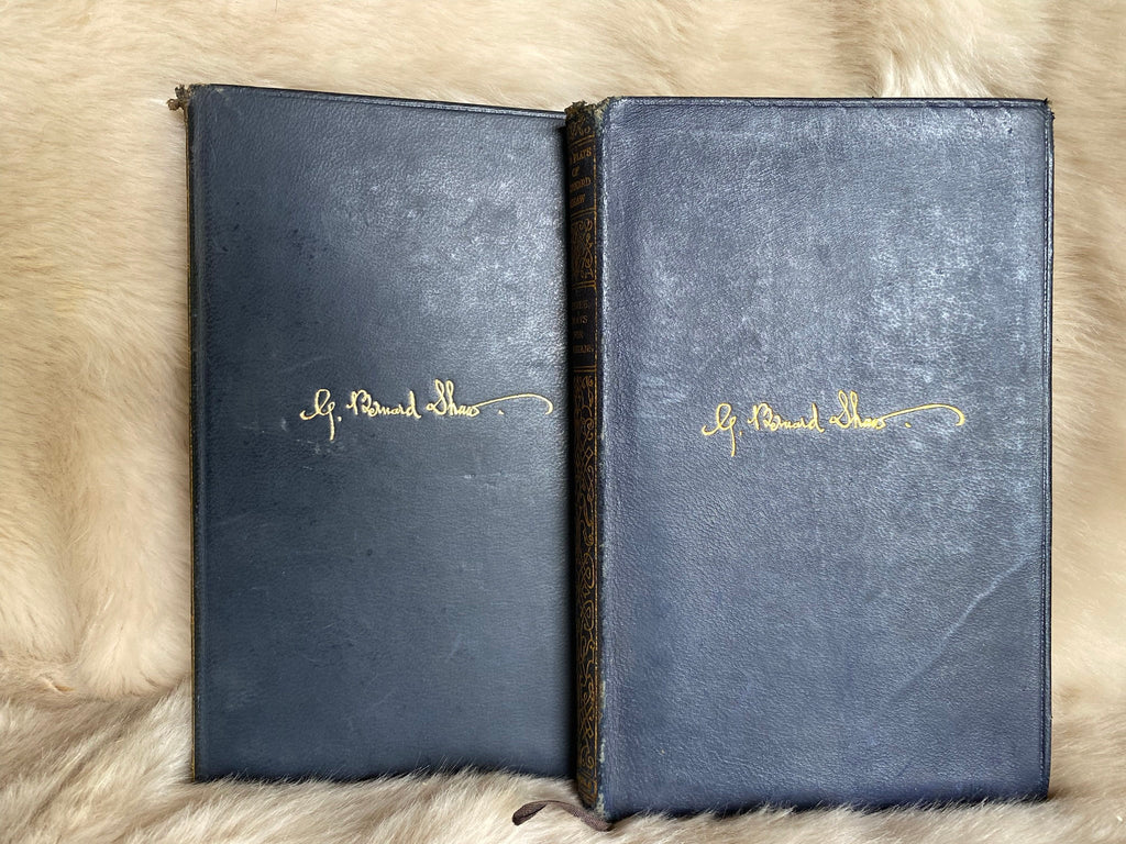 1927-29 2 volumes: Three Plays for Puritans, and Saint Joan, by George Bernard Shaw, part of Plays by Bernard Shaw serie