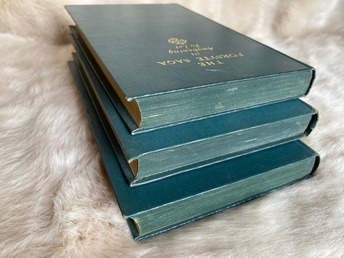 1933: The Forsythe Saga, in 3 volumes, by John Galsworthy