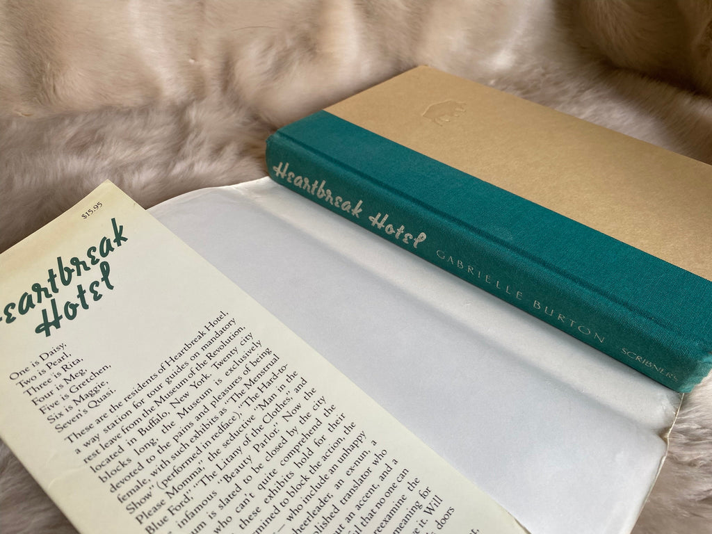 1986 First edition: Heartbreak Hotel, by Gabrielle Burton - Winner of Maxwell Perkins Prize